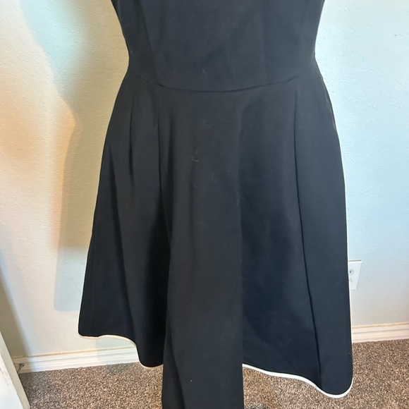 Preppy Classic Americana kate spade Black Fit-and-Flare Mini Dress Size 4 - Picture 4 of 11